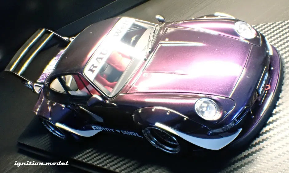 [PRE-SALE Q3/2025] Mô hình xe Ignition Model 1:18 RWB 993 Purple Metallic - IG3623