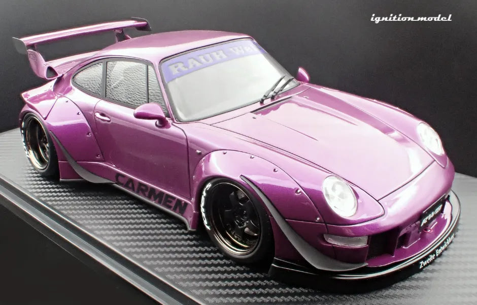 [PRE-SALE Q3/2025] Mô hình xe Ignition Model 1:18 RWB 993 Purple Metallic - IG3623