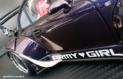 [PRE-SALE Q3/2025] Mô hình xe Ignition Model 1:18 RWB 993 Purple Metallic - IG3623