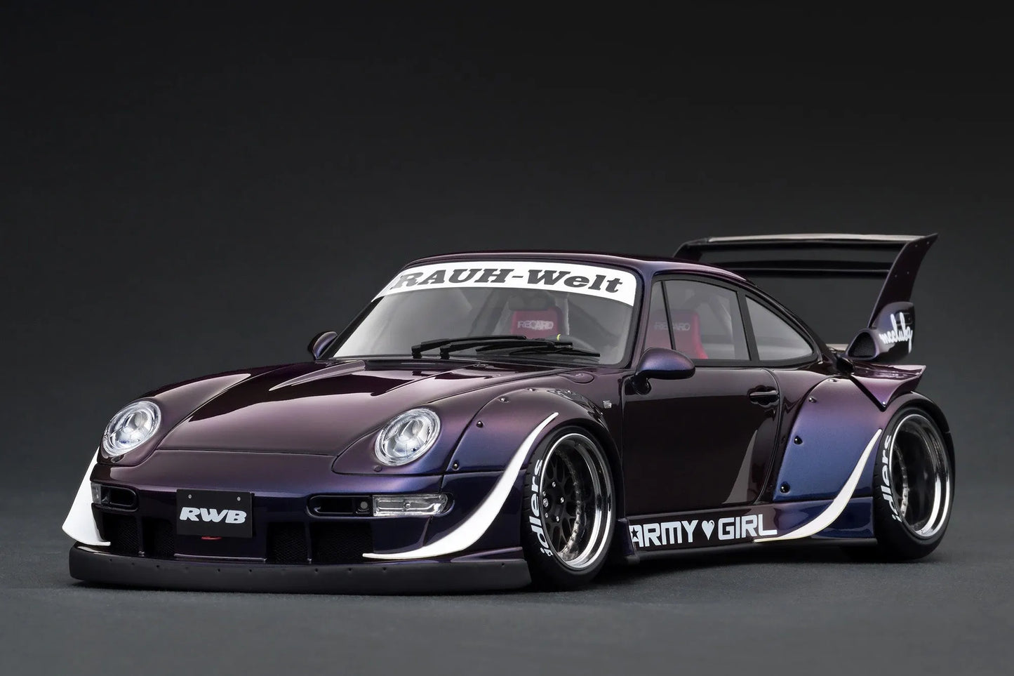 [PRE-SALE Q4/2025] Mô hình xe Ignition Model 1:18 RWB 993 Purple Metallic - IG3739