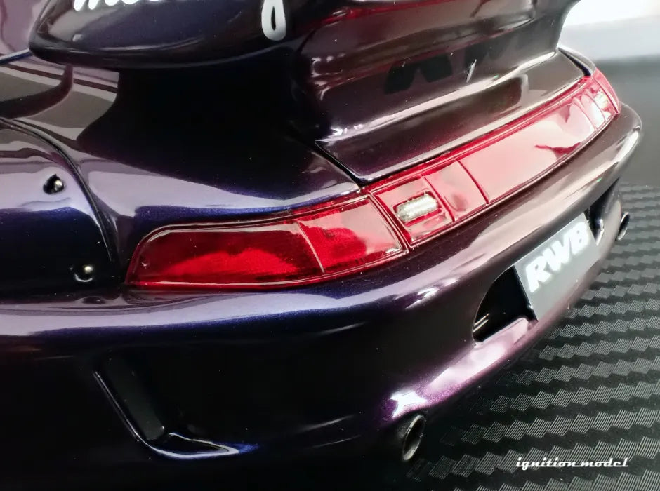 [PRE-SALE Q3/2025] Mô hình xe Ignition Model 1:18 RWB 993 Purple Metallic - IG3623
