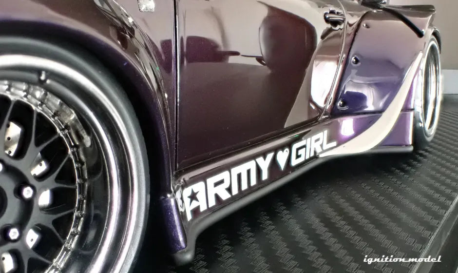 [PRE-SALE Q3/2025] Mô hình xe Ignition Model 1:18 RWB 993 Purple Metallic - IG3623