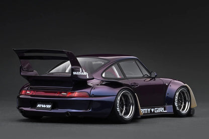 [PRE-SALE Q3/2025] Mô hình xe Ignition Model 1:18 RWB 993 Purple Metallic - IG3623