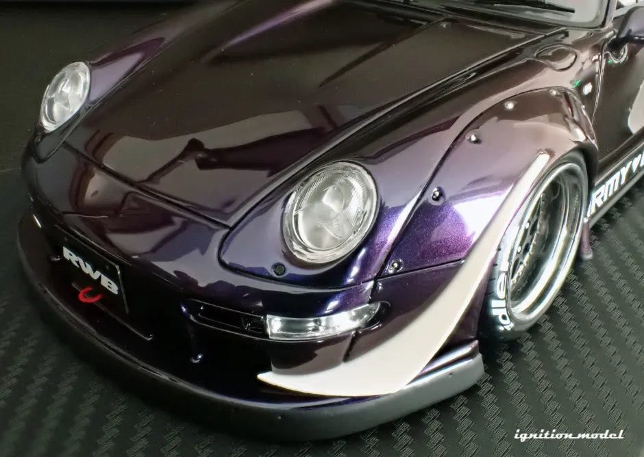 [PRE-SALE Q3/2025] Mô hình xe Ignition Model 1:18 RWB 993 Purple Metallic - IG3623
