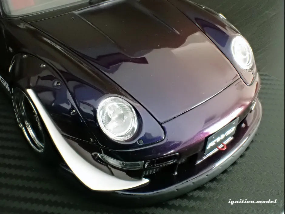 [PRE-SALE Q4/2025] Mô hình xe Ignition Model 1:18 RWB 993 Purple Metallic - IG3739
