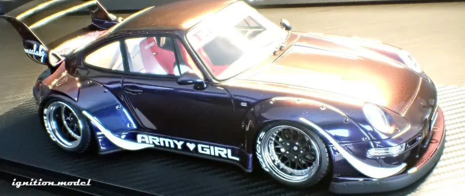 [PRE-SALE Q3/2025] Mô hình xe Ignition Model 1:18 RWB 993 Purple Metallic - IG3623