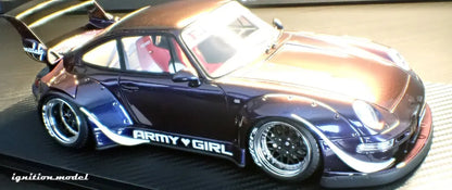 [PRE-SALE Q3/2025] Mô hình xe Ignition Model 1:18 RWB 993 Purple Metallic - IG3623