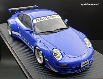 [PRE-SALE Q3/2025] Mô hình xe Ignition Model 1:18 RWB 997 Blue - IG3256