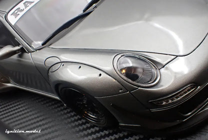 [PRE-SALE Q3/2025] Mô hình xe Ignition Model 1:18 RWB 997 GT3 Gun Metallic - IG3780