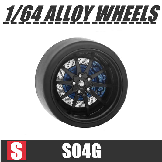[HÀNG CÓ SẴN] Phụ kiện Mô hình xe Carlomo 1:64 Wheels S-Class 9,5mm S4G