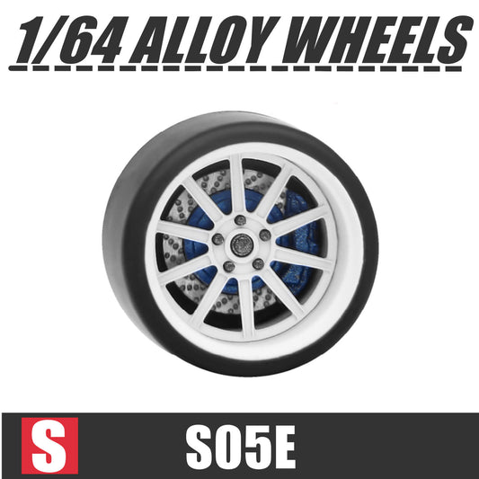 [HÀNG CÓ SẴN] Phụ kiện Mô hình xe Carlomo 1:64 Wheels S-Class 9,5mm S5E