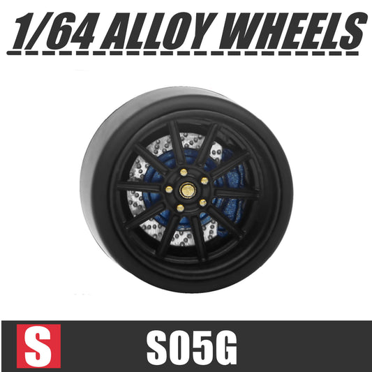 [HÀNG CÓ SẴN] Phụ kiện Mô hình xe Carlomo 1:64 Wheels S-Class 9,5mm S5G