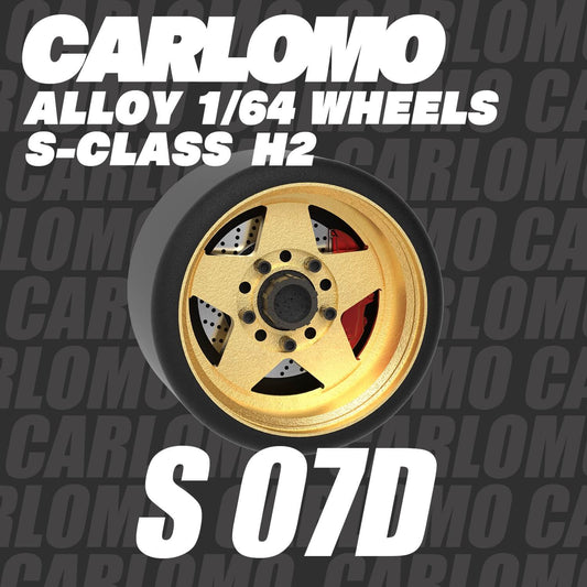 [HÀNG CÓ SẴN] Phụ kiện Mô hình xe Carlomo 1:64 Wheels S-Class 9,5mm S7D