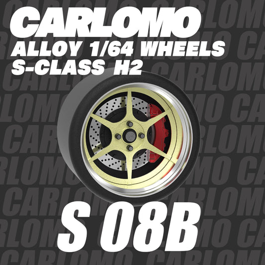 [HÀNG CÓ SẴN] Phụ kiện Mô hình xe Carlomo 1:64 Wheels S-Class 9,5mm S8B