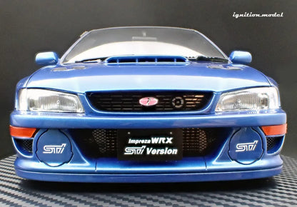 [PRE-SALE Q3/2025] Mô hình xe Ignition Model 1:18 SUBARU Impreza WRX Type R Sti Version V (GC8) Blue Metallic - IG3540