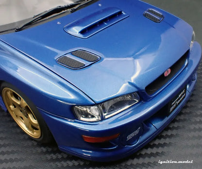 [PRE-SALE Q3/2025] Mô hình xe Ignition Model 1:18 SUBARU Impreza WRX Type R Sti Version V (GC8) Blue Metallic - IG3540