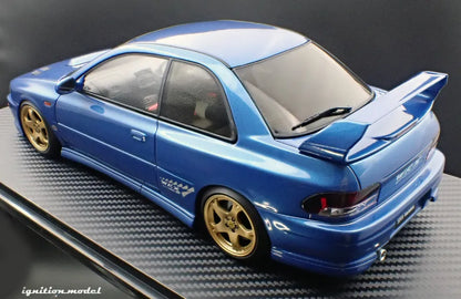 [PRE-SALE Q3/2025] Mô hình xe Ignition Model 1:18 SUBARU Impreza WRX Type R Sti Version V (GC8) Blue Metallic - IG3540