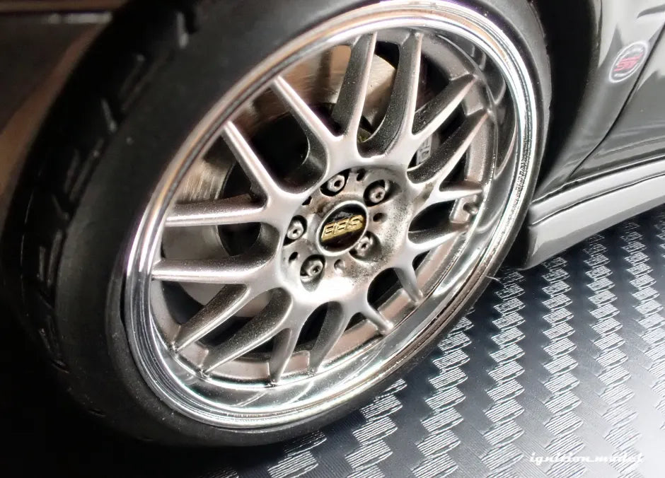 [PRE-SALE Q3/2025] Mô hình xe Ignition Model 1:18 SUBARU Impreza WRX Type R Sti Version V (GC8) Gun Metallic - IG3552