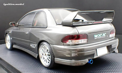 [PRE-SALE Q3/2025] Mô hình xe Ignition Model 1:18 SUBARU Impreza WRX Type R Sti Version V (GC8) Gun Metallic - IG3552