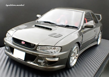 [PRE-SALE Q3/2025] Mô hình xe Ignition Model 1:18 SUBARU Impreza WRX Type R Sti Version V (GC8) Gun Metallic - IG3552