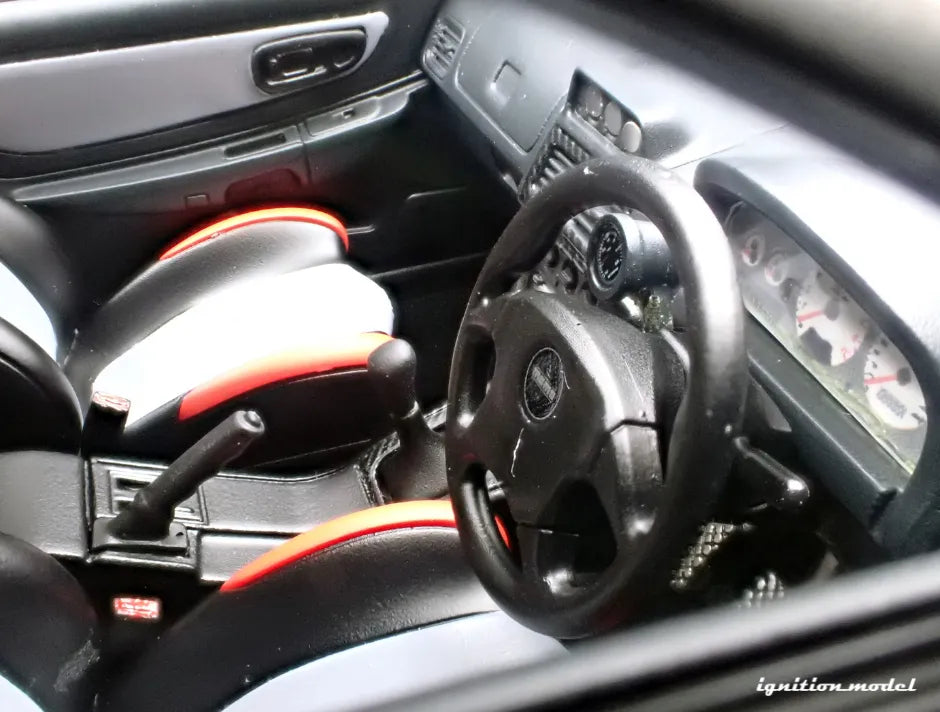 [PRE-SALE Q3/2025] Mô hình xe Ignition Model 1:18 SUBARU Impreza WRX Type R Sti Version V (GC8) Gun Metallic - IG3552