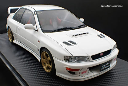 [PRE-SALE Q3/2025] Mô hình xe Ignition Model 1:18 SUBARU Impreza WRX Type R Sti Version V (GC8) White - IG3553