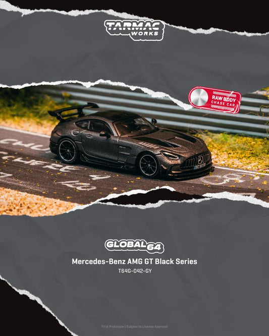 [PRE-ORDER] Mô hình xe Tarmac 1:64 Mercedes-Benz AMG GT Black Series, Grey T64G-042-GY