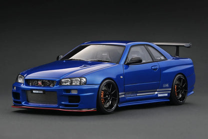 [PRE-SALE Q3/2025] Mô hình xe Ignition Model 1:18 TOP SECRET 34GT-R (BNR34) Blue Metallic - IG3641