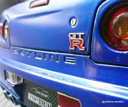 [PRE-SALE Q3/2025] Mô hình xe Ignition Model 1:18 TOP SECRET 34GT-R (BNR34) Blue Metallic - IG3641