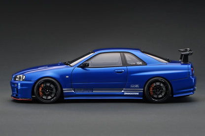 [PRE-SALE Q3/2025] Mô hình xe Ignition Model 1:18 TOP SECRET 34GT-R (BNR34) Blue Metallic - IG3641