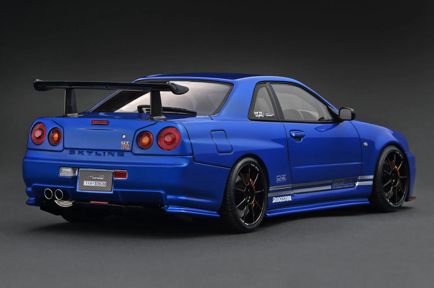 [PRE-SALE Q3/2025] Mô hình xe Ignition Model 1:18 TOP SECRET 34GT-R (BNR34) Blue Metallic - IG3641
