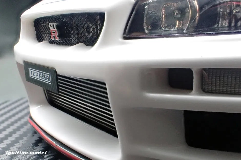 [PRE-SALE Q2/2025] Mô hình xe Ignition Model 1:18 TOP SECRET 34GT-R (BNR34) White - IG3642