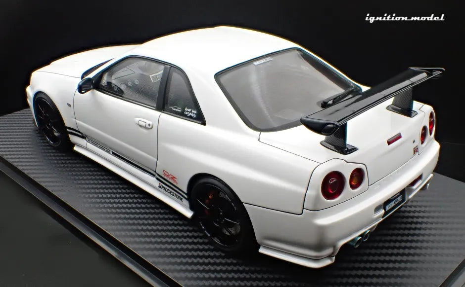 [PRE-SALE Q2/2025] Mô hình xe Ignition Model 1:18 TOP SECRET 34GT-R (BNR34) White - IG3642