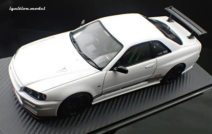 [PRE-SALE Q2/2025] Mô hình xe Ignition Model 1:18 TOP SECRET 34GT-R (BNR34) White - IG3642