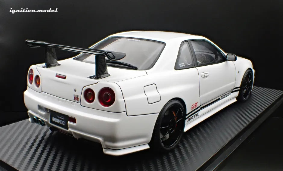 [PRE-SALE Q2/2025] Mô hình xe Ignition Model 1:18 TOP SECRET 34GT-R (BNR34) White - IG3642