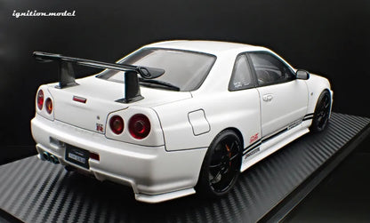 [PRE-SALE Q2/2025] Mô hình xe Ignition Model 1:18 TOP SECRET 34GT-R (BNR34) White - IG3642