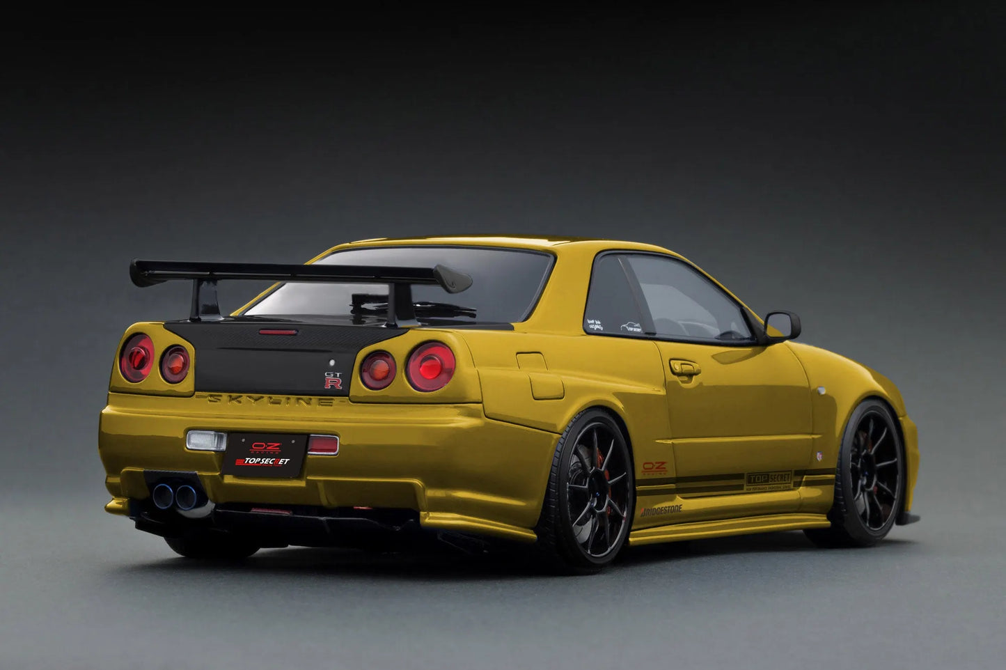 [PRE-SALE Q3/2025] Mô hình xe Ignition Model 1:18 TOP SECRET 34GT-R (BNR34) Gold - IG3640