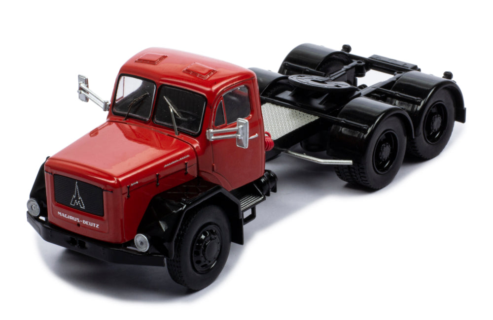Mô hình xe đầu kéo IXO 1:43 Magirus Jupiter 6X6 Red - TR120.22