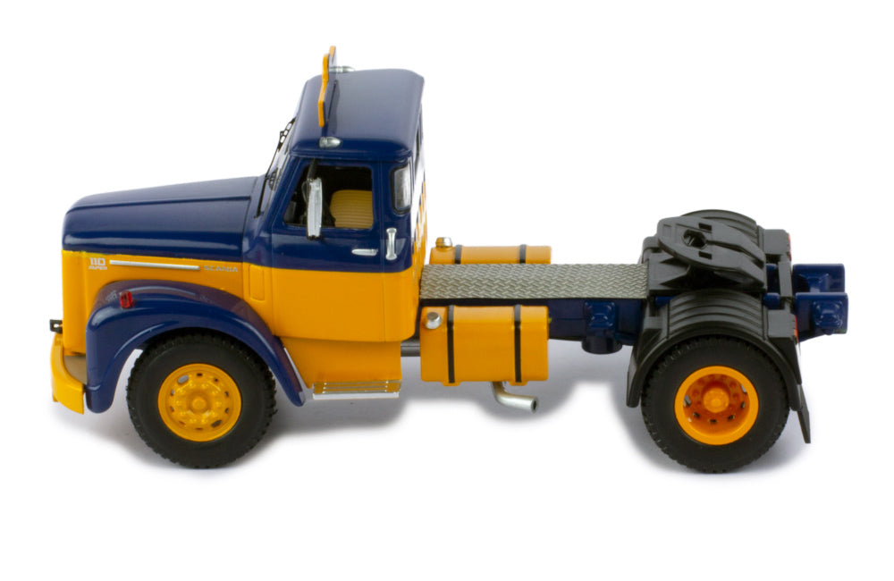 Mô hình xe đầu kéo IXO 1:43 Scania 110 Super 1953 Blue And Yellow - TR122.22