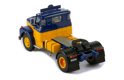 Mô hình xe đầu kéo IXO 1:43 Scania 110 Super 1953 Blue And Yellow - TR122.22