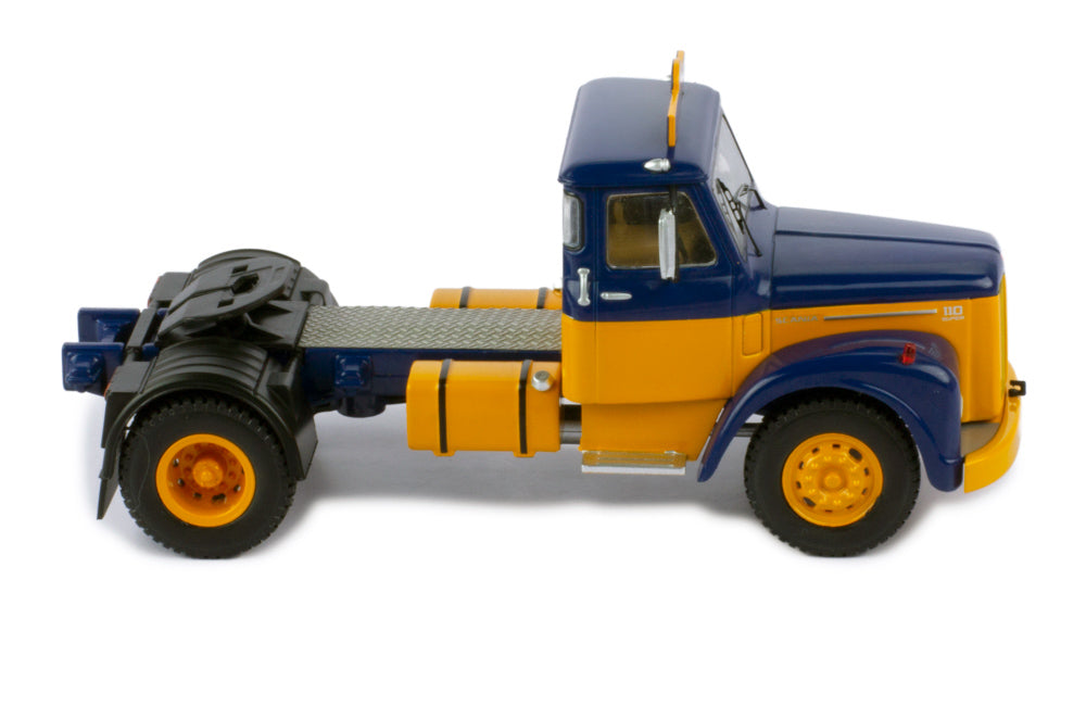 Mô hình xe đầu kéo IXO 1:43 Scania 110 Super 1953 Blue And Yellow - TR122.22