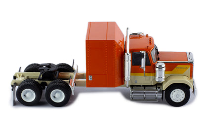 Mô hình xe đầu kéo IXO 1:43 Gmc General 1980 Beige And Orange Stripes - TR129.22