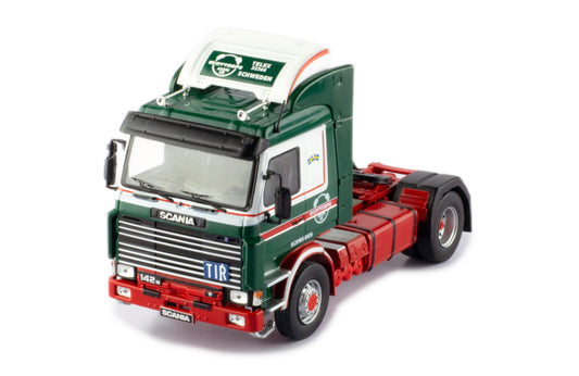 Mô hình xe đầu kéo IXO 1:43 Scania 142 M 1981 Green - TR137.22