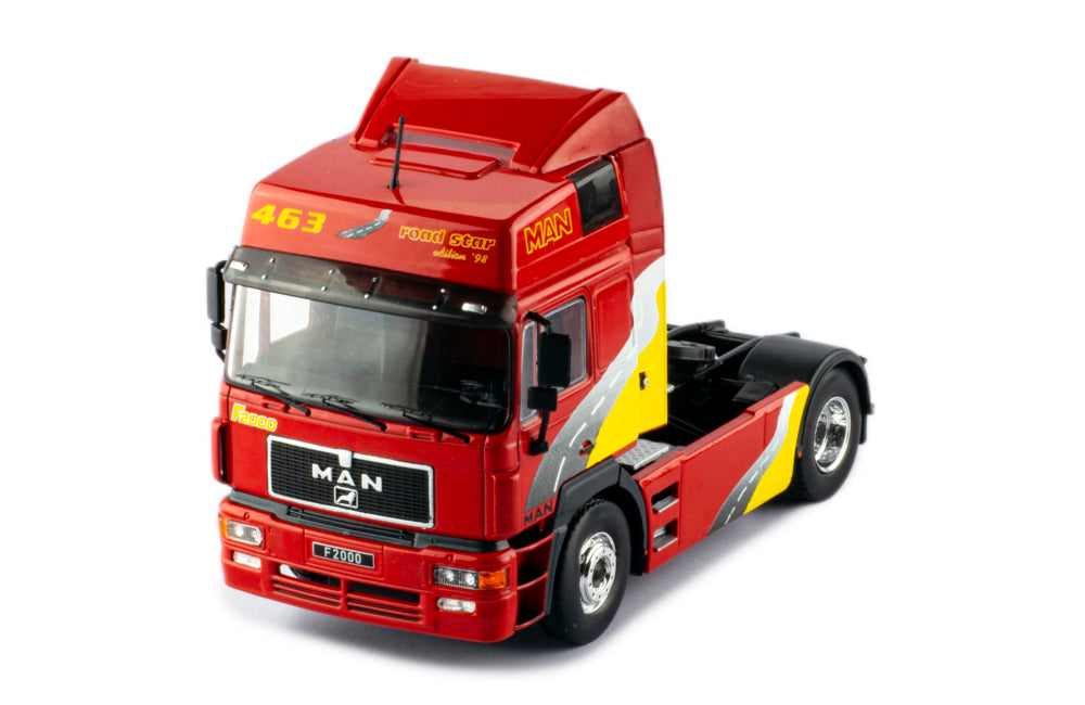 Mô hình xe đầu kéo IXO 1:43 Man F2000 19.463 1994 (Road Star Edition) Red - TR138.22