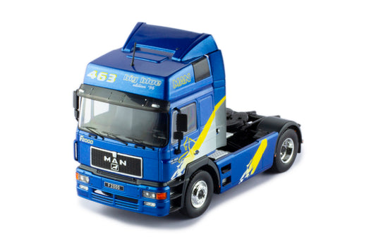 Mô hình xe đầu kéo IXO 1:43 Man F2000 1994 Blue - TR139.22