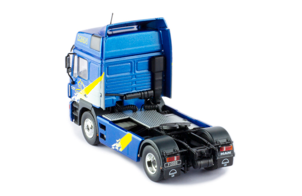 Mô hình xe đầu kéo IXO 1:43 Man F2000 1994 Blue - TR139.22