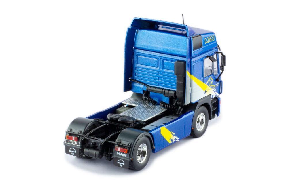 Mô hình xe đầu kéo IXO 1:43 Man F2000 1994 Blue - TR139.22