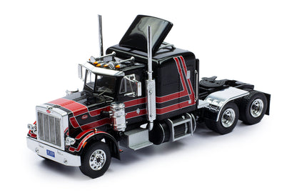Mô hình xe đầu kéo IXO 1:43 Peterbilt 359 - 1973 Black And Red - TR158.22