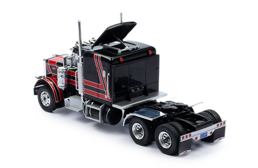 Mô hình xe đầu kéo IXO 1:43 Peterbilt 359 - 1973 Black And Red - TR158.22