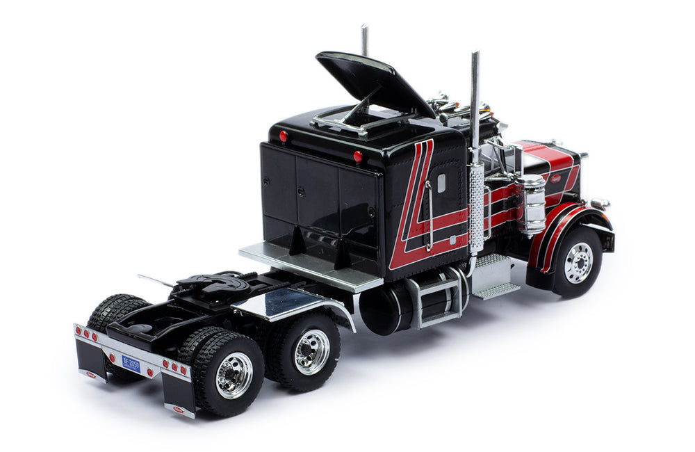 Mô hình xe đầu kéo IXO 1:43 Peterbilt 359 - 1973 Black And Red - TR158.22